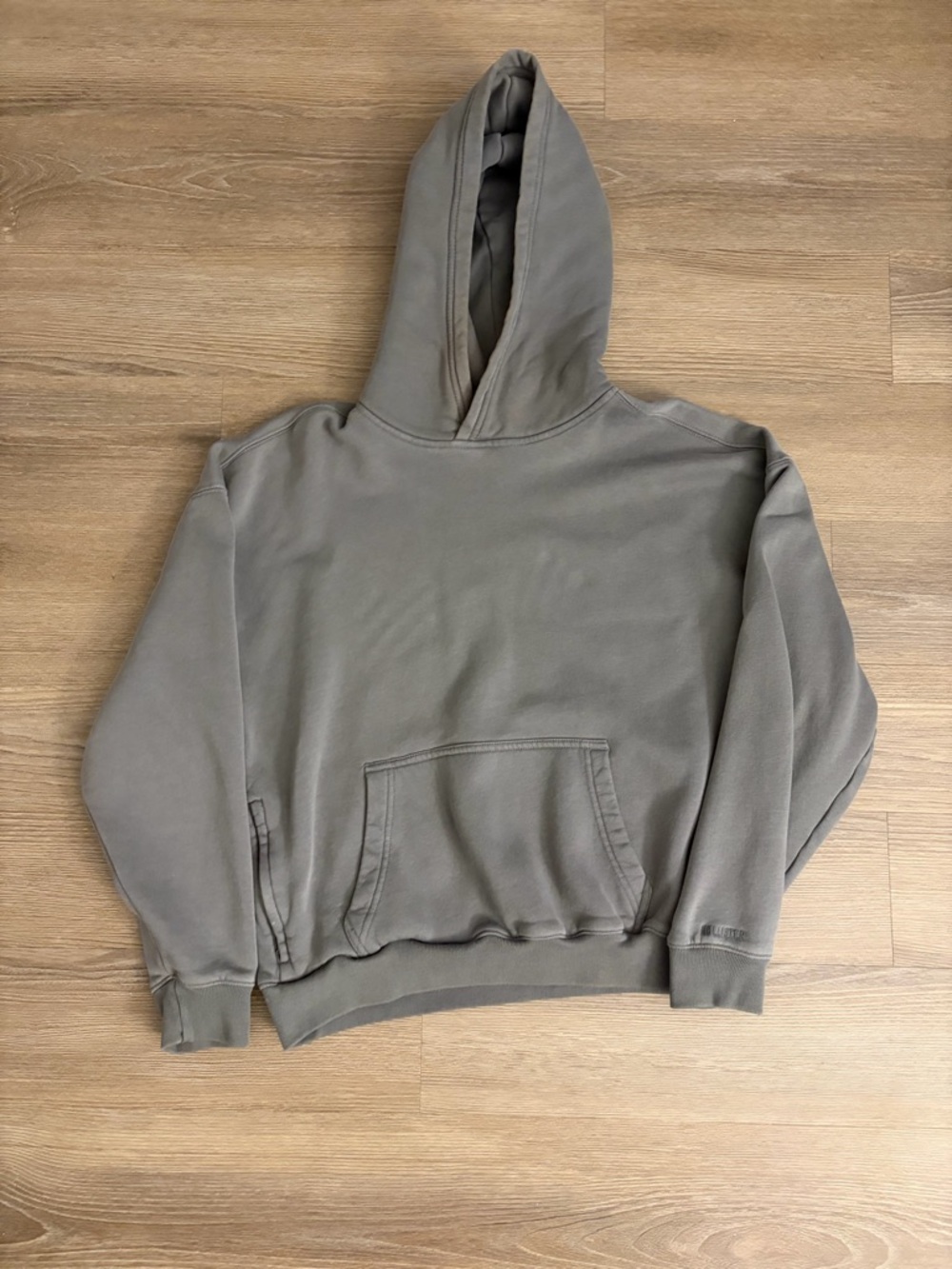 Hollister Boxy Fit Hoodie in Grey